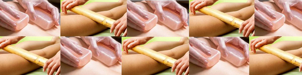 Bamboo and Himalayan Salt Massage